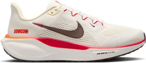 Nike Pegasus 41 Beige/Rot Damen Laufschuhe