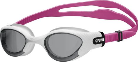 Arena One Plus Schwimmbrille für Damen, Dunkelweiß/Rosa