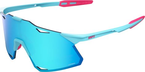 Lunettes 100% Hypercraft Fernando Tatis Jr. Soft Tact Blue Blue Topaz Mirror