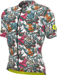 Maglia manica corta Alé Tattoo bianca