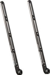 Pair of Old Man Mountain Axle Pack Black Fork Adapters