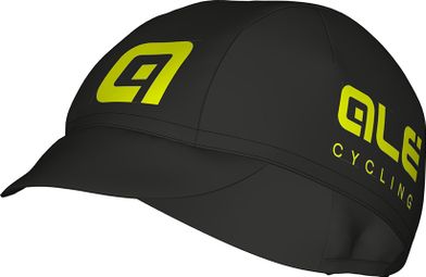 Gorra Algodón Alé Negro/Amarillo Fluo