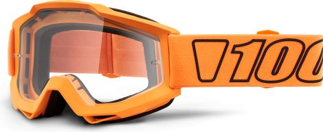 Masque 100% Accuri Luminari Orange / Ecran Transparent 
