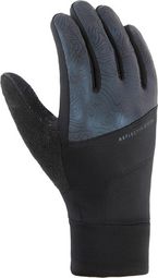 Unisex Long Gloves Cairn Keyrun Touch Black Iridescent