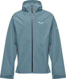 Salewa Puez 2.5L Powertex Herren-Regenjacke, blau