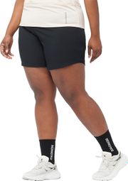 Salomon Cross Run Damen Shorts 5in Schwarz