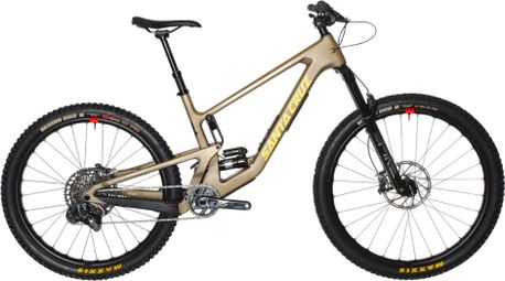 Producto renovado - Bicicleta de montaña Santa Cruz 5010 v5 Carbon CC Sram GX AXS Eagle 12V 27,5''/29'' Níquel Mate/Amarillo 2023