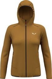 Chaqueta Softshell para mujer Salewa Pedroc Light Marrón