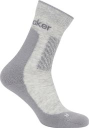 Calcetines Icebreaker Hike+ Crew Gris para mujer