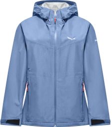 Salewa Puez 2.5L Powertex Women's Waterproof Jacket, Blue