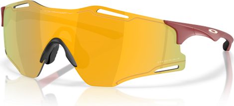 OAKLEY Paire de Lunettes CYBR ZERO MATTE IRON RED W/ PRIZM 24K