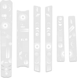 Slicy Black Hole Glossy White Frame Protection Kit