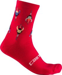 Castelli Aperitivo 15 Sokken Rood