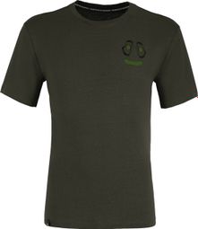 Salewa Lavaredo Hemp Print T-Shirt Dunkelgrün