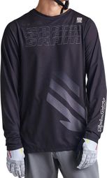 Langarmtrikot Troy Lee Designs Skyline Sram Eagle One Schwarz