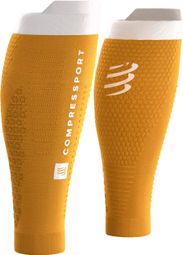 Compressport R2 3.0 Compression Sleeves, Yellow/Gray