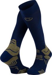 Trekking socks BV SPORT Trek GR Compression Navy/Khaki