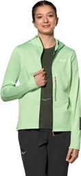 Salewa Pedroc 3 Women's Green Fleece Hoodie