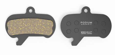 Paire de Plaquettes AMP Podium - SRAM Maven - Revêtement Ceramic/Organique
