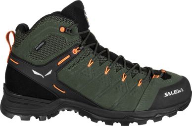 Salewa Alp Mate Mid Wp Hiking Shoes Green