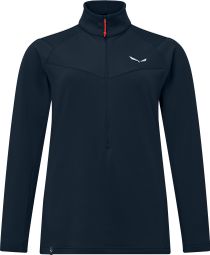 Salewa Puez Cammino Polarlite 1/2-Zip-Fleecejacke für Damen, blau