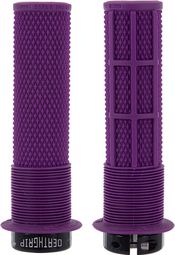 Paar DMR DeathGrip Thin Grips met flenzen Paars