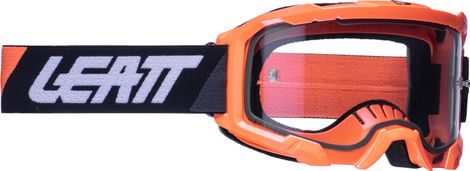 Maschera LEATT Velocity 4.5 - Arancione Neon - Schermo Trasparente 83%