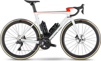 Vélo de Route BMC Timemachine Road 01 Two Shimano Ultegra Di2 12V 700 mm Blanc 2023