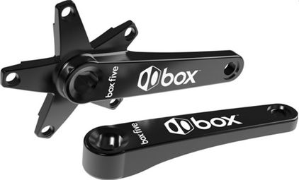 Platos y bielas Box Five BMX Eje cuadrado JIS Negro