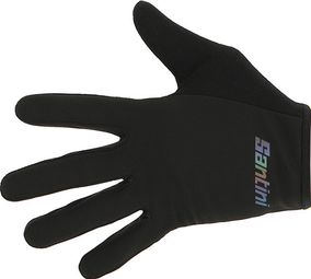 Santini Gravel MTB Long Gloves Black