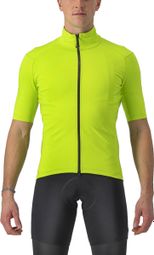 Maillot Manches Courtes Castelli Perfetto RoS 2 Wind Jaune Fluo