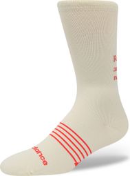 Calcetines New Balance Pro Run Marathon del Mont-Blanc, blancos y rojos