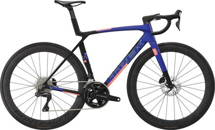 Trek Madone SL 7 Rennrad, Shimano Ultegra Di2 12-Gang, 700 mm, Blau/Schwarz/Koralle, 8. Generation