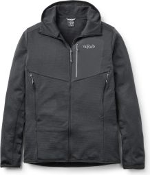 Heren RAB Ascendor Hoody Zwart Fleece