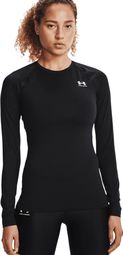 Haut de compression Under Armour HeatGear Noir Femme