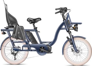 Vélo Cargo GAYA  L'Original Le Court  Nuit  Pack Bébé