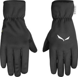 Salewa Gore Windstopper Finger Unisex Long Gloves Zwart
