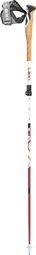 LEKI Bâtons Cross Trail FX Superlite Compact 100 - 120 cm Blanc Noir