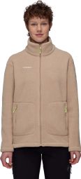 Veste Polaire Femme Mammut Falera Beige