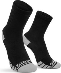 Chaussettes gravel Cyclisme Homme et Femme GS1 Black Noir