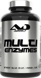 Multienzymes (90caps) - Addict Sport Nutrition - Probiotiques Et Enzymes