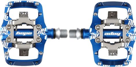 Pair of Hope Union TC Clip Automatic Pedals Blue