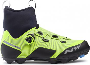Paire de Chaussures VTT Northwave Celsius Xc Arctic Gtx Reflect Jaune Fluo