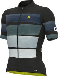 Maillot Alé Track Mangas Cortas Gris/Negro