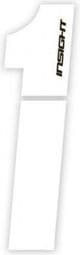 Numéros INSIGHT plaque de cadre 7.5cm blanc - INSIGHT - (Blanc)