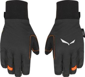 Salewa Ortles Guantes Largos Durastretch Merino Negro