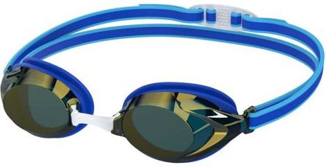 Speedo Junior Vanquisher 3.0 Mirror Cobalt Blue Pop/Mirror Gold Schwimmbrille