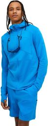 Peak Performance Trail Fleece Polartec Zip Hood Blue