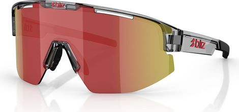 Bliz Matrix Unisex Bril Grijs/Rood