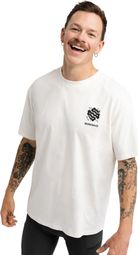 T-shirt ample manches courtes cyclotourisme homme Cyclisme Exploring Sand Beige